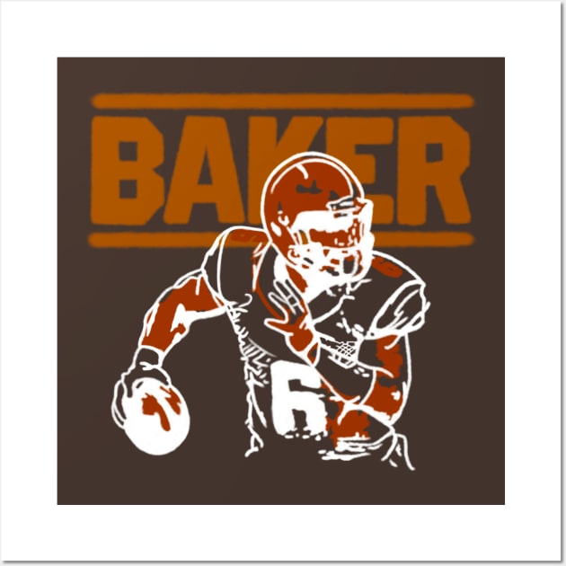 Baker Mayfield Artwork Wall Art by Mavioso Pattern